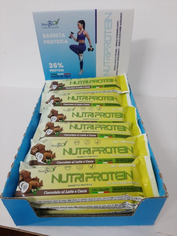 Nutri Protein Box 18 pz  Barretta  proteica 
Scrivi nelle note i gusti che preferisci inserire nel box